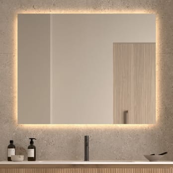 Espejo de baño con luz LED Dune Bruntec