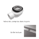 Receveur de douche en résine Design Stile Bruntec option 5