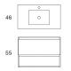 Conjunto mueble de baño Box Viso croquis 6