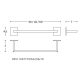 Porte-serviettes Stick Cosmic croquis 13