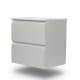 Ensemble de meuble de salle de bain compact Nivo Bruntec 2 tiroirs suspendus principal 1