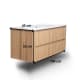 Conjunto mueble de baño con lavabo encastrado Baviera Bruntec croquis 5