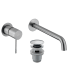 Imex Genova robinetterie de lavabo encastrée + bonde click-clack Pack principal 4