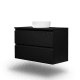 Mueble de baño MDF lacado con encimera de madera Vilma Bruntec principal 10