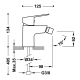 mitigeur de bidet Base Tres croquis 1