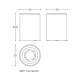 Papelera de baño Architect S+ Cosmic croquis 11