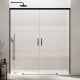 Paroi de douche noir mat Basic Spazio GME principal 1