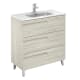 Ensemble de meubles de salle de bains profondeur réduite 39 cm Vitale Royo 3D 14