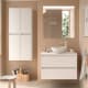Mueble de baño con encimera de madera Noja Salgar principal 2