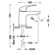 Robinetterie de lavabo Base Plus Tres croquis 2