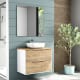 Mueble de baño con encimera de madera Duox Bruntec principal 0