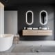 Miroir de salle de bains avec éclairage LED Canadá Ledimex environnement 6