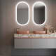Miroir de salle de bains avec éclairage LED Canadá Ledimex principal 1