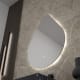 Miroir de salle de bains avec LED Lluvia Eurobath détail 2