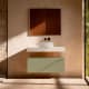 Mueble de baño con encimera HPL resina 10 cm acabado marmoleado Cala con cajonera Nomad Visobath principal 6