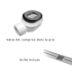 Receveur de douche en résine Design Stile Bruntec option 5