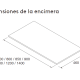 Mueble de baño con encimera de madera Attila Salgar croquis 10