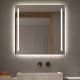 Miroir de salle de bains avec l'éclairage LED Liberty Bruntec principal 0