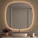 Miroir de salle de bain avec éclairage LED Look Bruntec principal 0