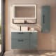 Conjunto mueble de baño suspendido con lavabo Flat Verso Viso principal 3
