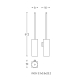 Porte-balai de toilette Metric Cosmic croquis 1