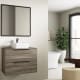 Mueble de baño con encimera de madera Zahara Bruntec principal 1