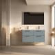 Conjunto mueble de baño suspendido con lavabo Flat Verso Viso principal 0