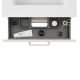 Conjunto mueble de baño suspendido con lavabo Flat Verso Viso detalle 7