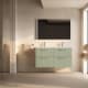 Conjunto mueble de baño suspendido con lavabo Flat Verso Viso principal 4