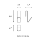 Percha de baño Architect S+ Cosmic croquis 11