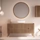 Mueble de baño madera maciza con encimera de solid surface Alpes 13 Bruntec principal 0