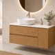 Meuble de salle de bains Alpes 21 Bruntec avec plan de toilette Solid Surface blanc principal 1