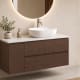 Meuble de salle de bains Alpes 21 Bruntec avec plan de toilette Solid Surface blanc principal 5