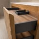 Meuble de salle de bains Alpes 21 Bruntec avec plan de toilette Solid Surface blanc détail 7