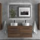 Conjunto mueble de baño Runa Salgar con lavabo sobre encimera principal 4