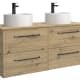 Conjunto mueble de baño Runa Salgar con lavabo sobre encimera principal 1
