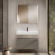 Conjunto mueble de baño con lavabo Solid y cajonera Nomad Viso principal 2