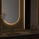 Miroir de salle de bains avec LED Mauricio Eurobath détail 2
