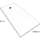 Plato de ducha Compac Bruntec croquis 4