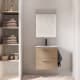 Conjunto completo mueble de baño fondo reducido 35 cm Hone Amizuva principal 0