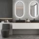 Espejo de baño con luz LED Portia Bruntec ambiente 11