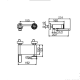 Robinet de baignoire et douche encastré Olimpo Imex croquis 5