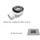Receveur de douche en résine Stone Plus Bruntec option 5