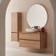 Conjunto mueble de baño con lavabo sobre encimera Deco Lux Sanchis principal 1