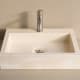 Lavabo de mármol natural Escuadra Bruntec ambiente 2