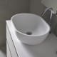 Conjunto mueble de baño con lavabo sobre encimera Nice Sanchis detalle 2