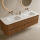 Ensemble de meuble de salle de bains avec lavabo en Solid Surface « Duna » de Bruntec environnement 12