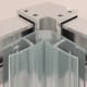 Mampara de ducha Elite 400 Bruntec detalle 3