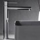 Milos Imex robinet de lavabo à bec haut + pack de bondes click-clack environnement 10