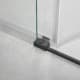 Paroi de douche noire Basic GME détail 4